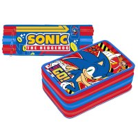 3217: Sonic The Hedgehog 3 Zipped Filled Pencil Case (45 Piece)